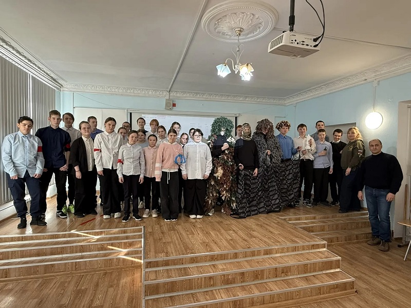 Урок мужества: встреча с защитником Отечества.