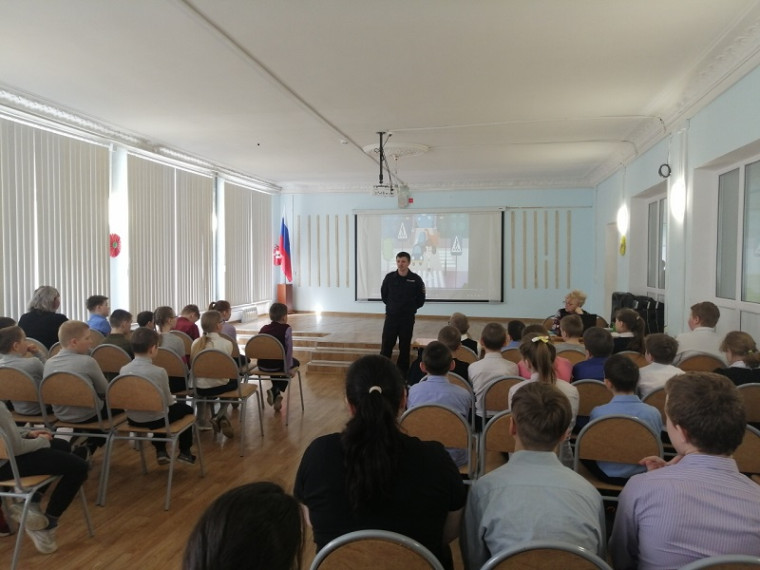 Выступление сотрудника ГБДД 15.05. 2024.