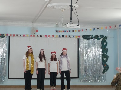 Новогодняя  тусовка для 5-7-х классов ..