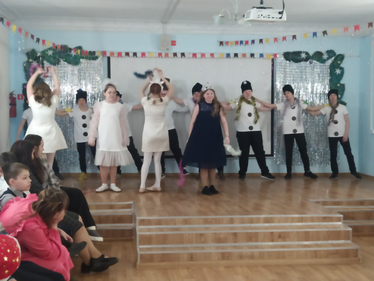 Новогодняя  тусовка для 5-7-х классов ..