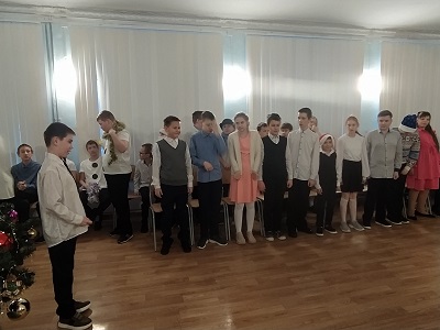 Новогодняя  тусовка для 5-7-х классов ..