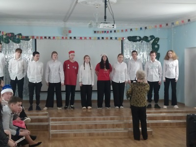 Новогодняя  тусовка для 5-7-х классов ..